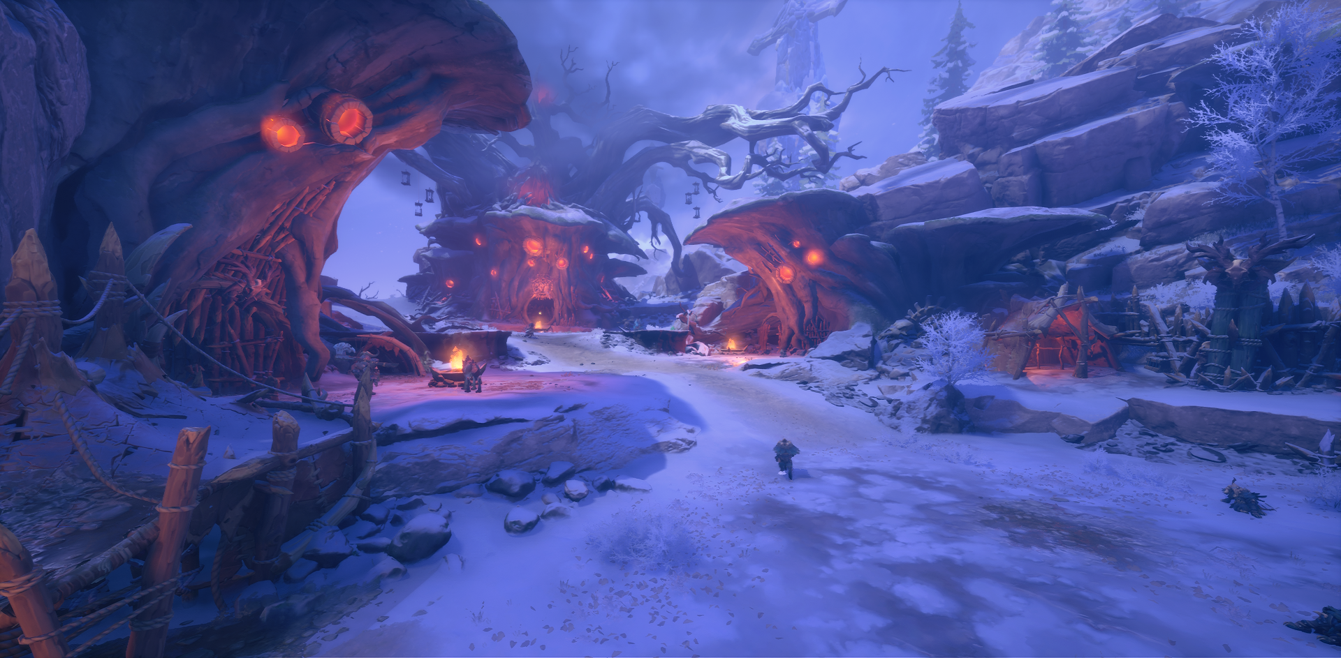 Dramatic view of Reaver Woods in Wayfinder